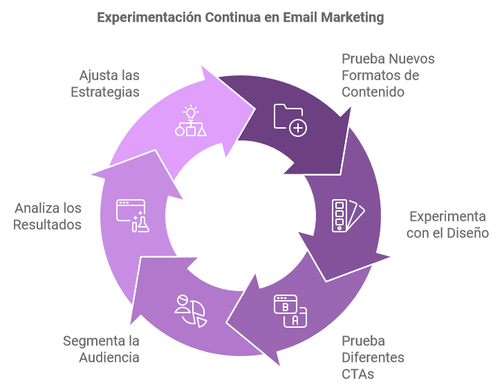 Experimentación No tengas miedo de probar cosas nuevas