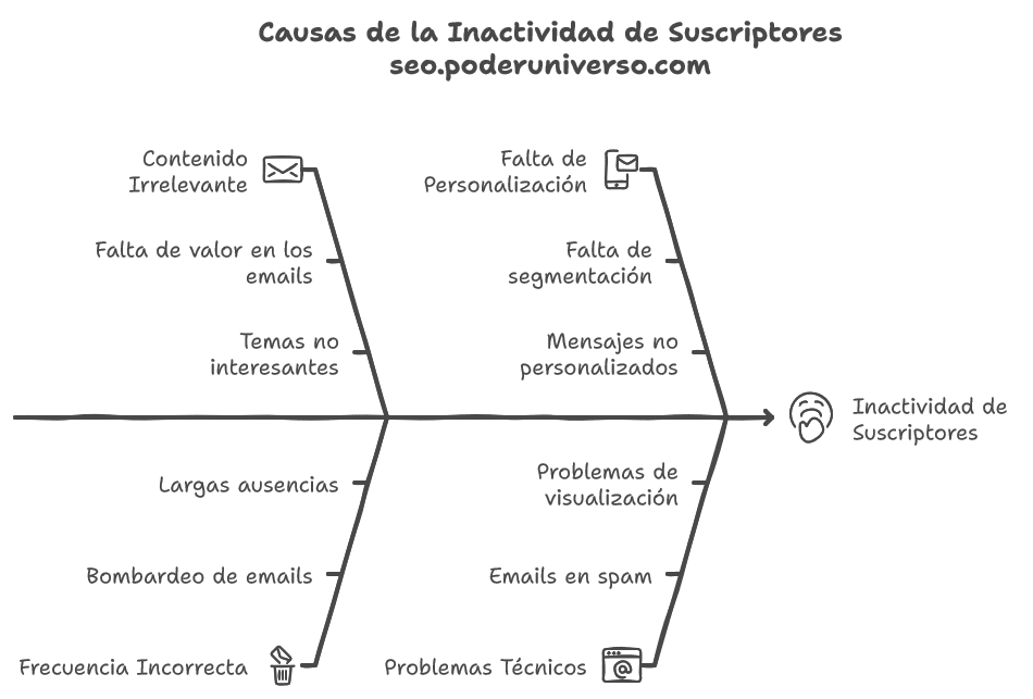 por qué nuestros suscriptores se vuelven inactivos